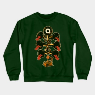 PSYCHEDELIC PHONOGRAPH by San miguel Crewneck Sweatshirt